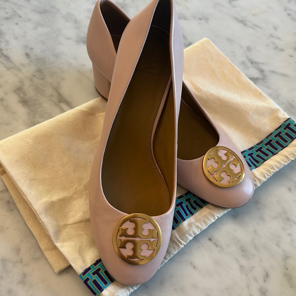 Tory Burch pink heels 8.5